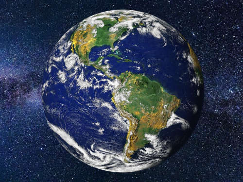 Planet Earth by p2722754 on Pixabay